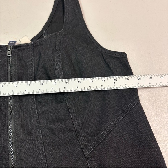 Universal Thread | Black Denim Midi Dress - Picture 6 of 7